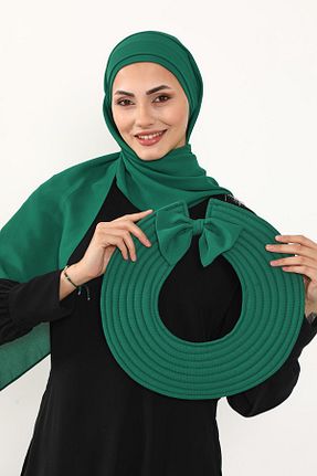 شال سبز زنانه Aisha