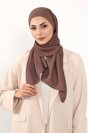 شال قهوه ای زنانه Aisha