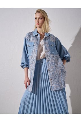 کت آبی زنانه رگولار Kayra - کد 930038341