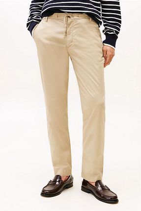 شلوار بژ مردانه پنبه ای Tommy Hilfiger - کد 930034144