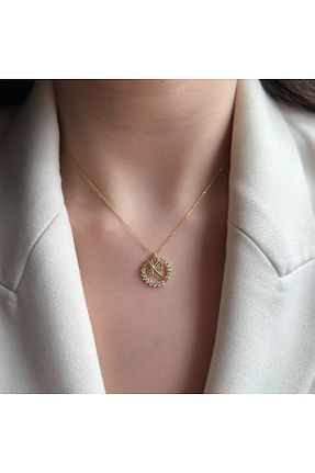 گردنبند نقره زرد زنانه 925 عیار LOTUS JW - کد 930041646
