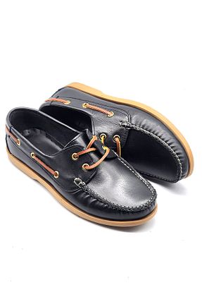 کفش لوفر مشکی زنانه چرم خالص Zegeshoes - کد 930464321