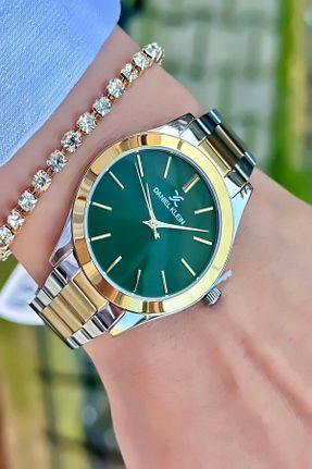 ساعت مچی زرد زنانه 36-40 میلی متر Daniel Klein - کد 368100287