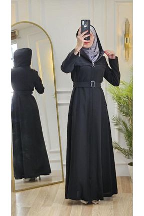 ترنچکت حجاب مشکی زنانه آستر دار Tebrikler tekstil - کد 922775335