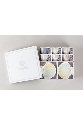 فنجان قهوه سفید 6 نفره Vadi - کد 930065125