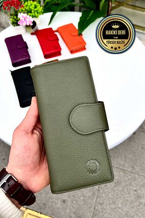 کیف پول سبز زنانه سایز متوسط CüzCan - کد 930066641