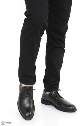 کفش کژوال مشکی مردانه چرم خالص DOCKA - کد 930072881
