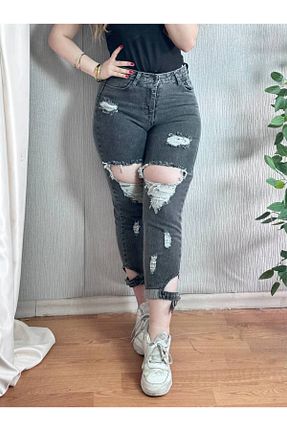 شلوار طوسی زنانه بافتنی DENİKK - کد 930232337