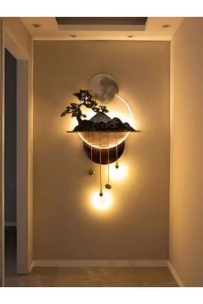 محصول دکوراسیون دیوار نارنجی 1 پارچه STL - کد 930076347