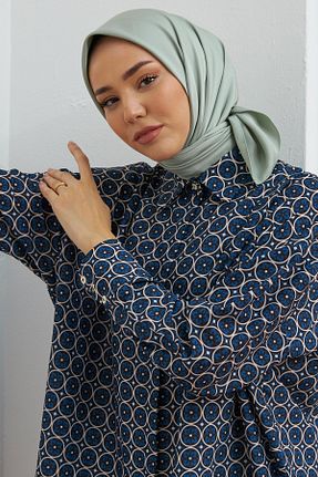 روسری سبز پلی استر Silk Home - کد 930086412