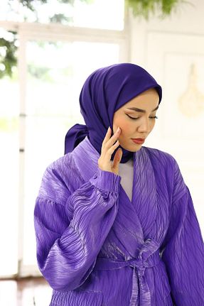روسری بنفش پلی استر Silk Home - کد 930086665