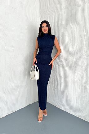 لباس سرمه ای زنانه بافت TrendyFashion - کد 930241692