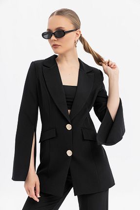 ست بالاتنه و پائین تنه مشکی زنانه بافتنی SOFT - کد 902947049