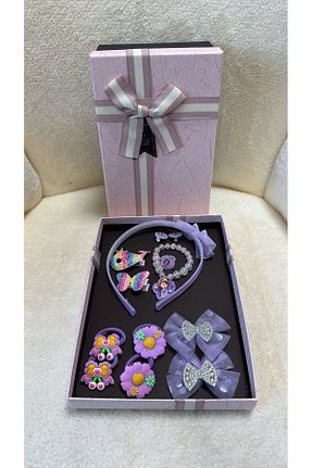 گیره سر بنفش بچه گانه سیلیکون BATU GİYİM - کد 930132196