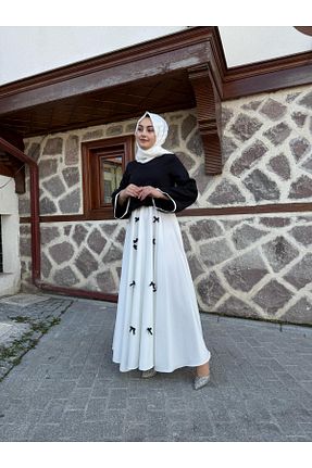 ست بالاتنه و پائین تنه حجاب مشکی زنانه Çan sümeyra - کد 930140879