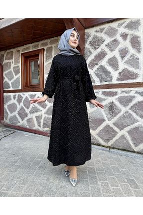 لباس حجاب مشکی زنانه Relaxed sümeyra - کد 930141448