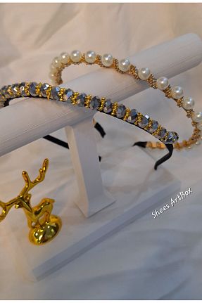 تاج متالیک زنانه فلزی Tasarım - کد 930141846