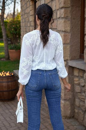 بلوز نباتی زنانه رگولار bacc - کد 930156695