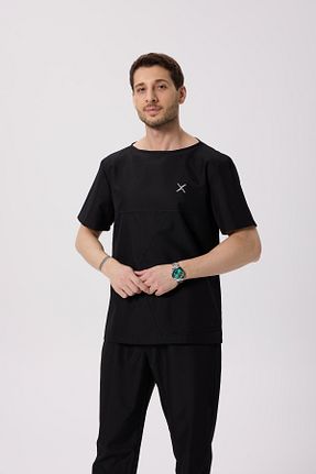 ست بالاتنه و پائین تنه مشکی مردانه پنبه ای X Medical Wear - کد 929986202