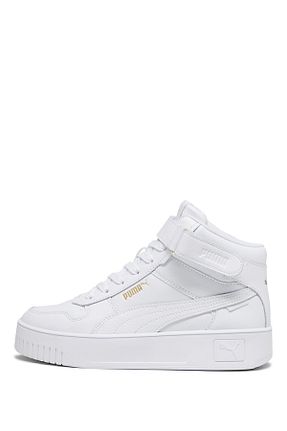 کفش اسنیکر سفید زنانه بند دار Puma - کد 754716721
