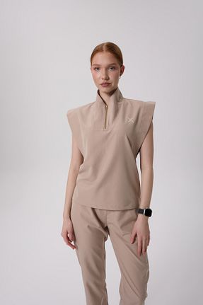 ست بالاتنه و پائین تنه بژ زنانه پلی استر X Medical Wear - کد 929982661