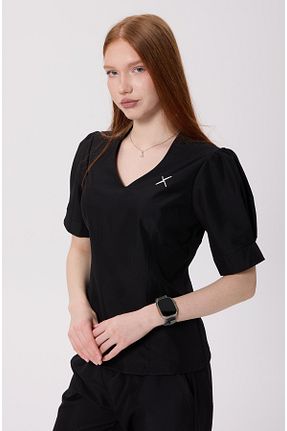 ست بالاتنه و پائین تنه مشکی زنانه تریکو X Medical Wear - کد 929962142