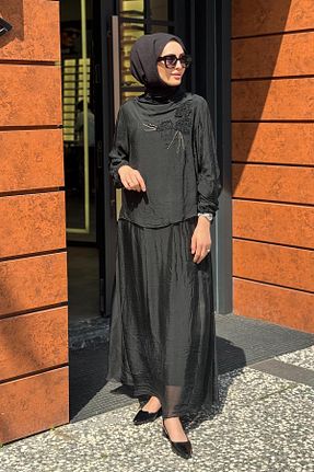 لباس حجاب مشکی زنانه رگولار Moor - کد 930170643