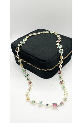 گردنبند استیل ( فولاد ) رنگی زنانه استیل (فولاد) ndjewelry - کد 930172830