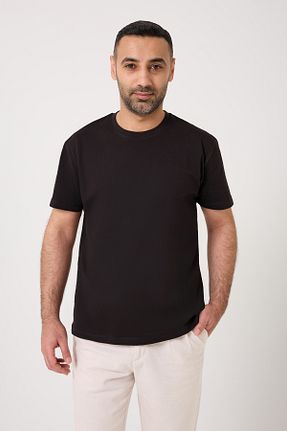 تیشرت مشکی مردانه رگولار BATIKAN COLLECTION - کد 930172890