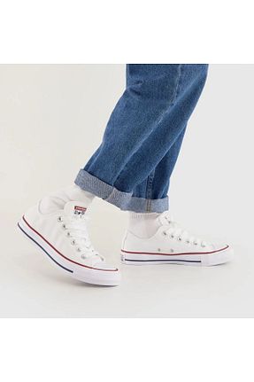 کفش اسنیکر سفید زنانه بند دار Converse - کد 818459532