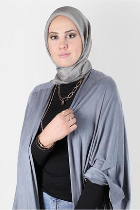روسری قهوه ای پلی استر Alvina - کد 805971190