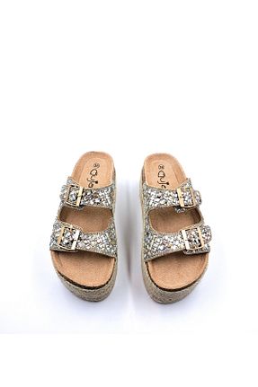 دمپائی بژ زنانه پارچه ای Guja - کد 930210063