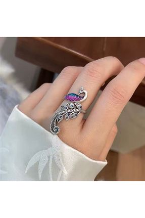انگشتر نقره رنگی زنانه زیرکن AstoriaSilver - کد 892527522
