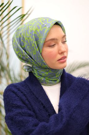 روسری سبز پنبه ای Silk Home - کد 930223507