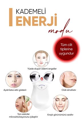 ابزار ماساژ صورت سفید Elektronik HBEAUTY - کد 927643428