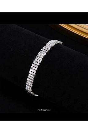 دستبند استیل (فولاد) طوسی زنانه استیل (فولاد) Redhead - کد 930220135