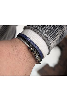 دستبند جواهر مشکی مردانه زیرکن cheetah quality - کد 929633707
