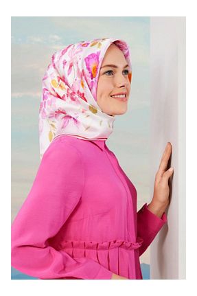 روسری کرپ ساتن ابریشم Armine - کد 930237065