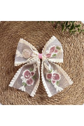 گیره سر بژ زنانه پلی استر vikivin bebe - کد 930237170