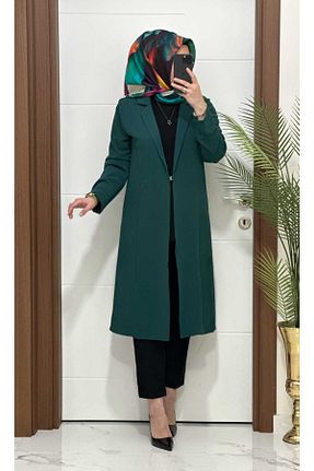 ترنچکت سبز زنانه پلی استر modasura - کد 930367942