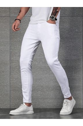 شلوار جین سفید مردانه رگولار Cuqq Denim - کد 930240903