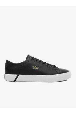 کفش اسنیکر مشکی مردانه بند دار Lacoste - کد 837133602
