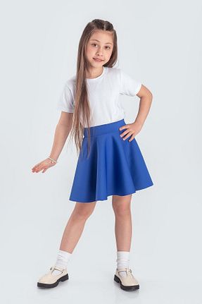 دامن سرمه ای بچه گانه پلی استر Mnk Baby&Kids - کد 793630025