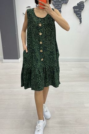 لباس سبز زنانه بافتنی AYASOFYA OTANTIK - کد 930253022