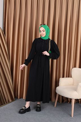 لباس حجاب مشکی زنانه Straight Genel Markalar - کد 812085800