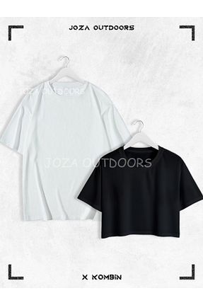 تیشرت رنگی زنانه اورسایز Joza Outdoors - کد 929946614