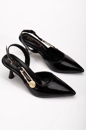 کفش مجلسی مشکی زنانه چرم لاکی sv savves - کد 929948948