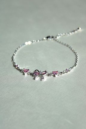 دستبند استیل (فولاد) طوسی زنانه استیل (فولاد) Harlofia Jewelry - کد 929125605