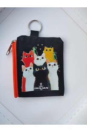 کیف پول مشکی بچه گانه ابعاد کوچک JANJAN - کد 930320632