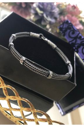 دستبند نقره زنانه 925 عیار ES - کد 898702269